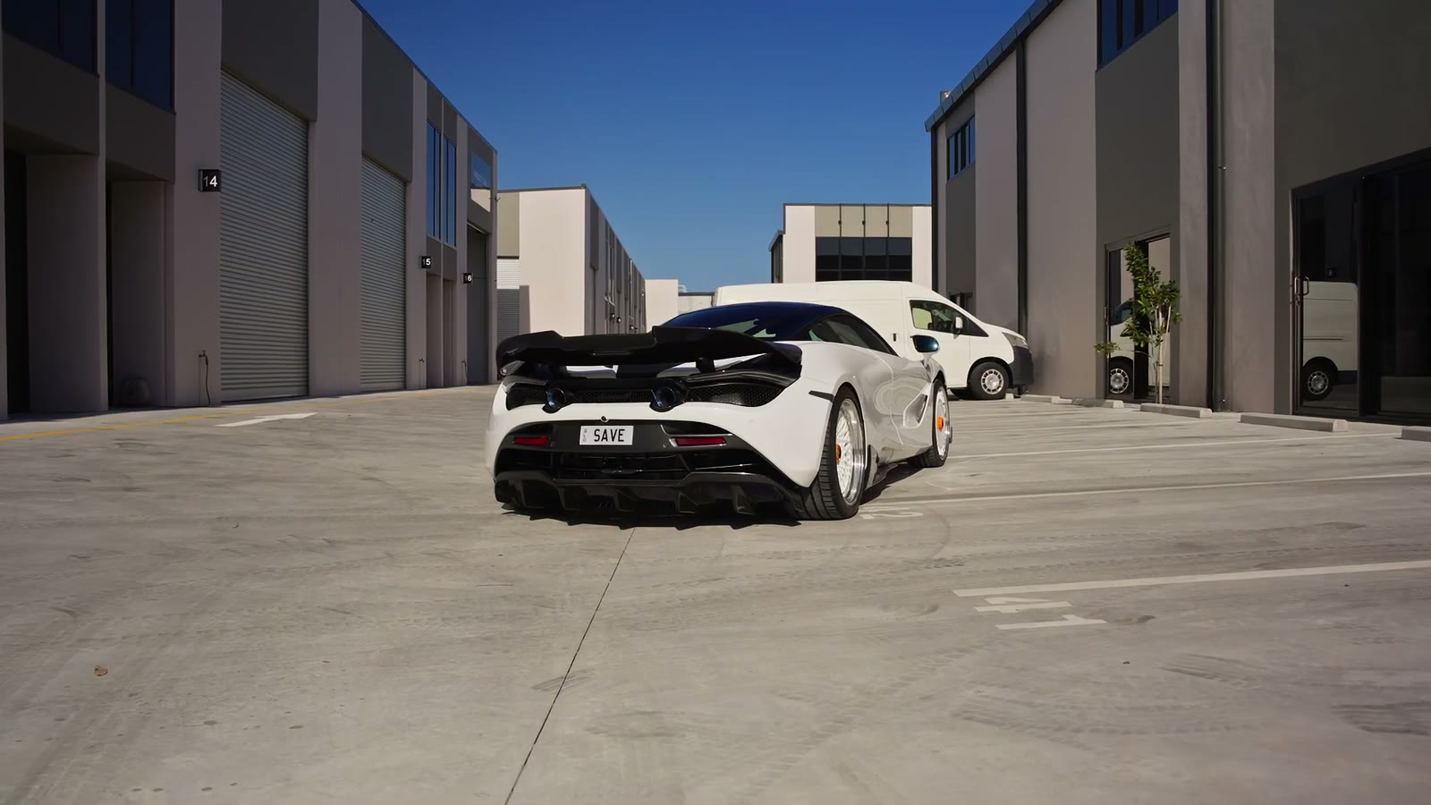 After — McLaren 720S — in the bay, then finished outside